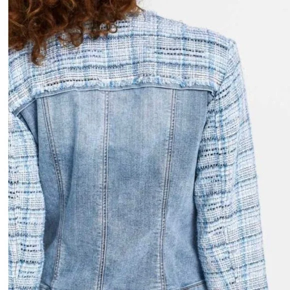 Venus Blue Jean Jacket with Vintage-Inspired Design - Picture 2 of 15